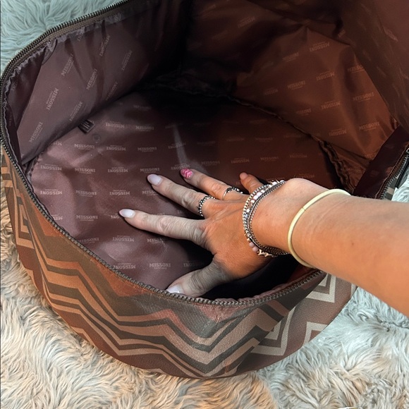 Missoni men’s Backpack Chevron Multicolored Striped - Picture 15 of 16